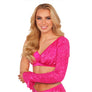 Sequin Overlay Top