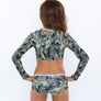Military Collar Top and Short Set
