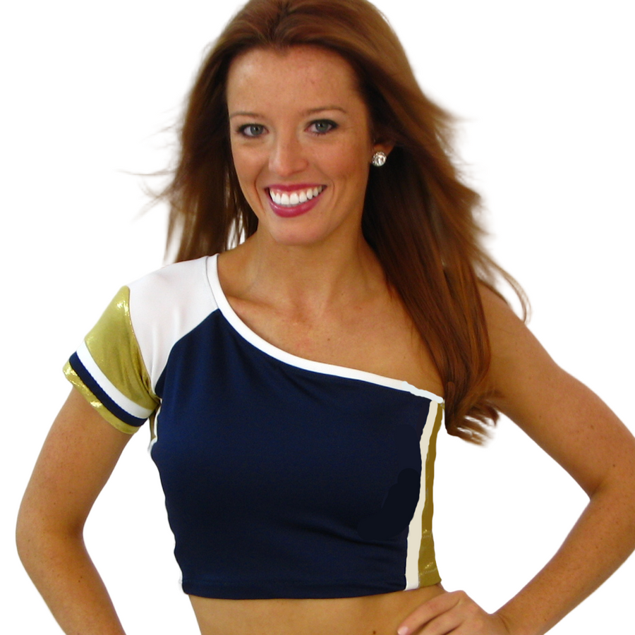 One Shoulder Jersey Top