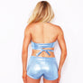 Coastal Wrap Halter with the Pinch Waist Short Set