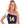 One Shoulder Jersey Top with Numbers